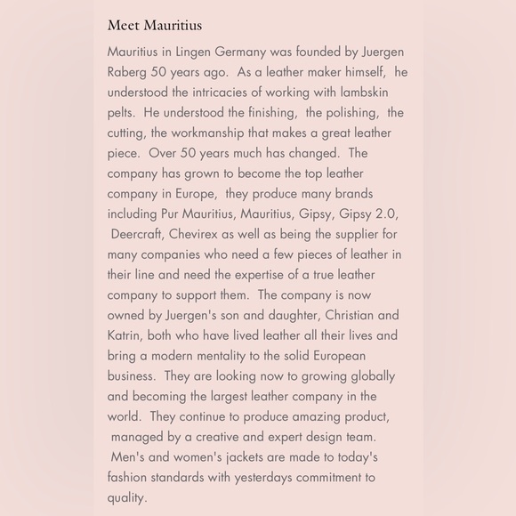 Mauritius tan vegetable tanned ethically produced lambskin leather jacket - Picture 12 of 12